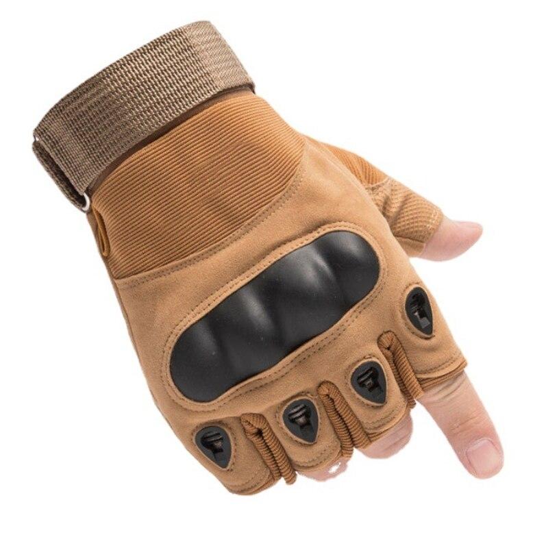 

Many People Enjoy Outdoor Fitness Cycling Training With Bare Fingered Army Fans Tactical Mittens M світло-коричневого кольору