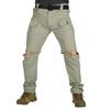 Herren Schnelltrocknende Cargohose mit elastischem Bund, Knopfverschluss, Mehrere Taschen, -, Atmungsaktiv, -, Abnehmbares Design