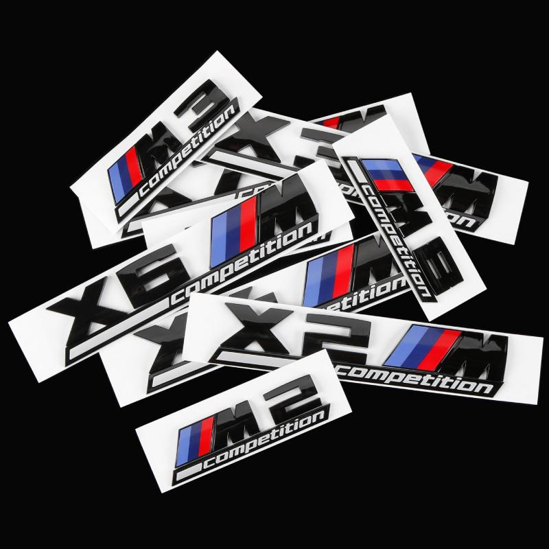 1Pcs Car Competition Edition Trunk Sticker Badge For For BMW M3 M4 M5 G42 G30 G20 E39 E36 E87 E53 F44 F07 F34 G15 G16 G23 G22 AJ4