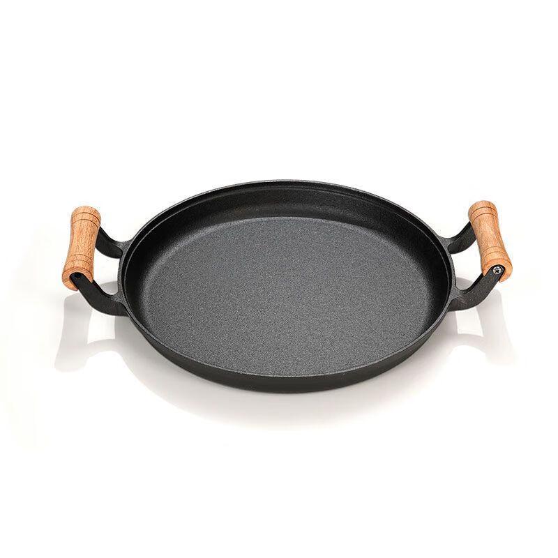 

Чугунная сковорода для крепов с деревянной ручкой