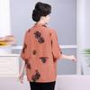 Special Offer Plus Size Pullover Shirt Summer New Middle-aged and Elderly Plus Fat People's Tops