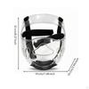 Transparent Visor Guard with Padding Guarding Face for Fighting
