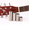 Dreld Guitar Slide Set, 7cm6cm5.1cm2.8cm, Silver Stainless Steel Cylinder Tone Bars, Guitar Accessories, 4-Piece Set