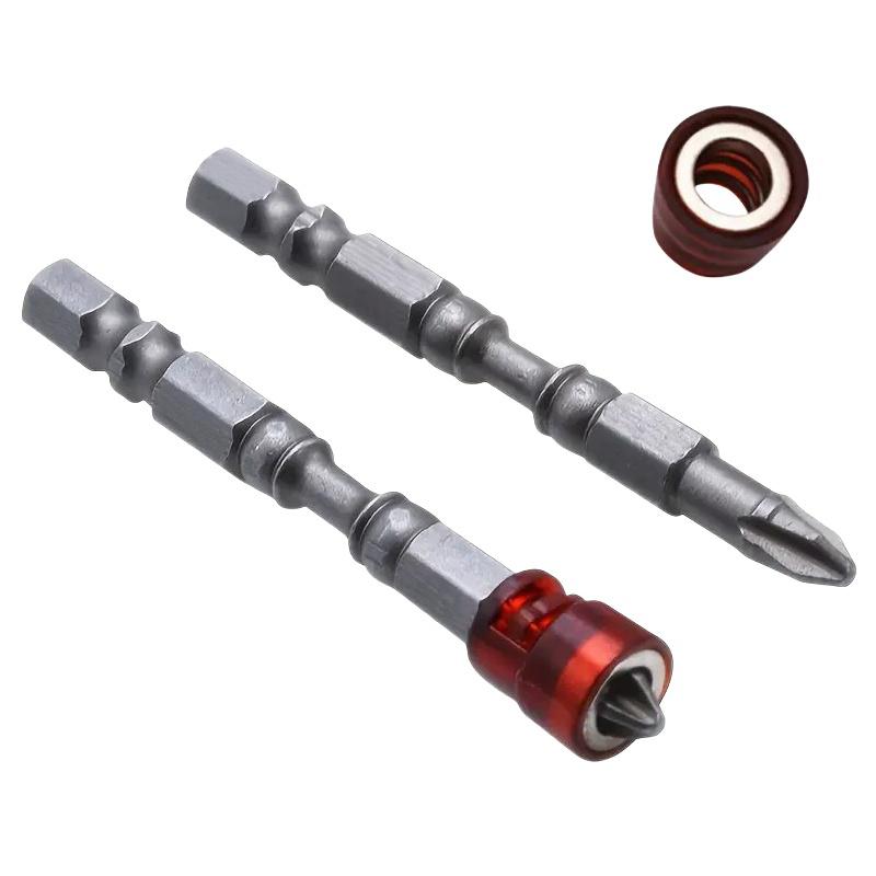 5/10Pcs Screwdriver Drill Bit With Magnetic Bit Bit 1/4 Inch 6.35Mm Hex Handle Electric Drill Tool Attachment Single Head