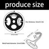 Pack of 24 Car Seat Cover Plum Plate Metal Hooks Car Seat Cover Chuck Locking Clip for Reinforce Cushions Quick Install