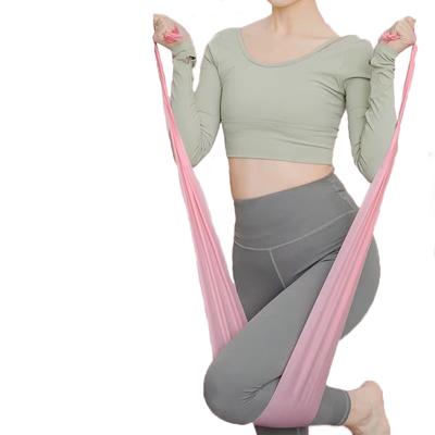 Yoga Pilates Widerstandsband Langes Training Dehnung für Physiotherapie Unterkörper Zuhause Kraft Elastische Übungsbänder