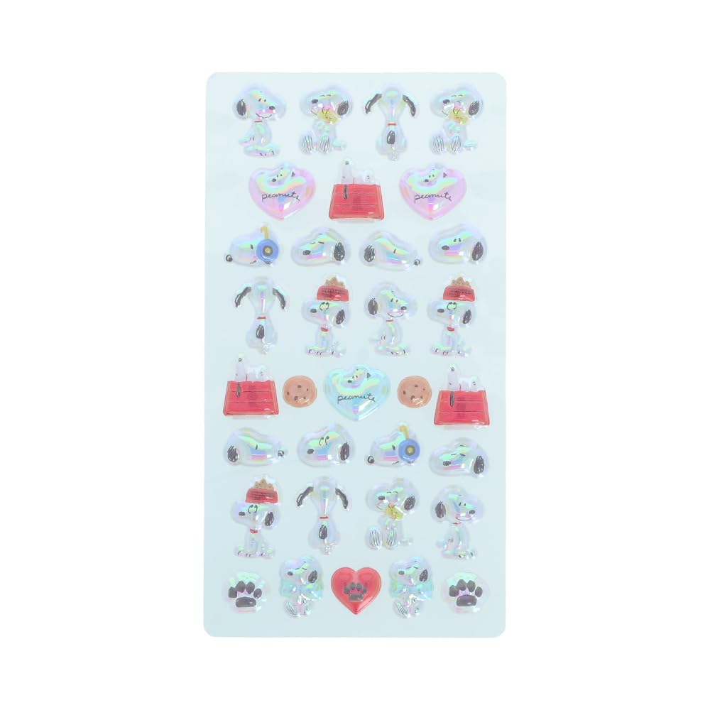 Sun-Star Stationery Bonbon Drop Stickers Snoopy churukira [Set of 4] O Friends, Lots, Disguise,
