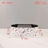 Metal Imitation Horsehair Leather Tissue Box, Stainless Steel Paper Box, Home Decoration, Kitchen Tissue Storage Container