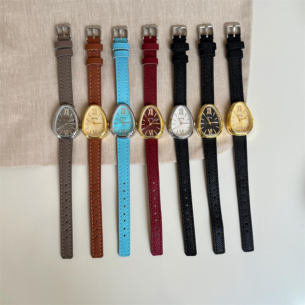 Fashion Brand Women Watch Snake Head Female Quartz Watches Luxury Gift Ladies Red Leather Strap Wristwatch Dropshipping Clock