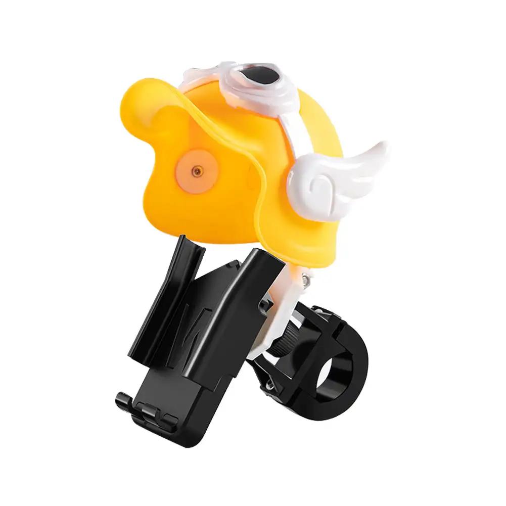 Motorcycle Mobile Phone Holder Universal Bicycle Navigation Brackets Sunshade Holder Waterproof Retro Small Helmet Rider Bracket