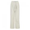 Shop   Women S Wrinkle waiStband Pleated Wide pantS Beige Pic Wpt 20564