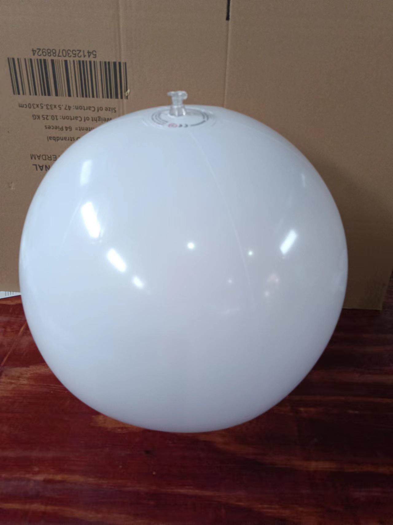 

Надувной ПВХ светодиодный светящийся пляжный мяч с пультом дистанционного управления - Меняющее цвет украшение для парков и школ 40CM Inflated