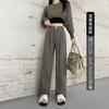 Nettext Suit Pants Women's Spring and Autumn New Mopping High-waisted Wide-leg Pants Drape Casual Straight Narrow Version Small Pants