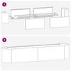 Raised Garden Bed for Outdoor Use Weatherproof Steel 200 X 40 X 40 Cm