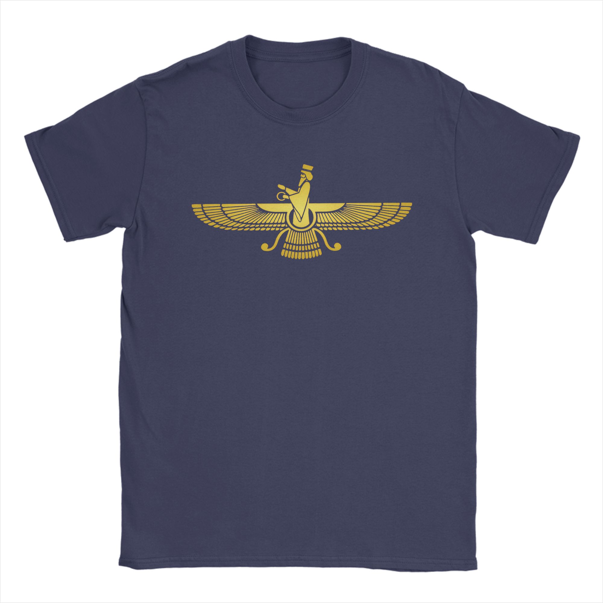 

Farvahar Faravahar Iranian Tee Shirt for Unisex Women Graphic T Shirts Cotton Clothes 4XL