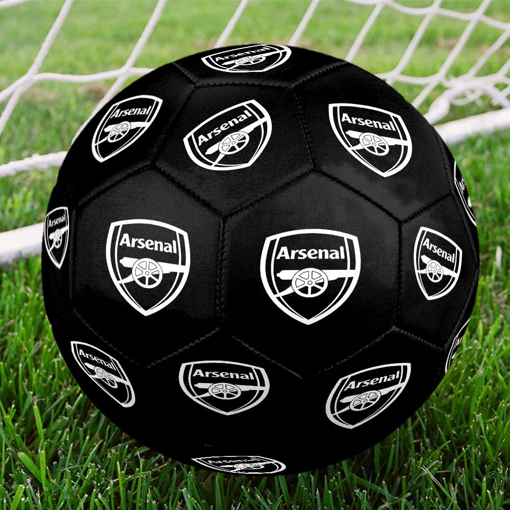 Arsenal Football Club Crest Soccer Ball Size 5 Football Machine-Stitched Indoor/Outdoor Training and Matches Soccer Accessory