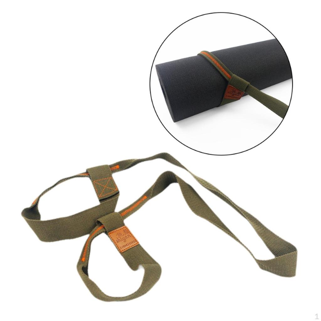 Yoga Mat Strap Carrying for Exercise Stretch Wide Gym Adjustable Multifunctional Thick Sling