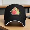 Frog With Strawberry Casual Baseball Cap Outdoor Sport Hip Hop Hats Spring Sun Visor Female Male Street Style Baseball Caps