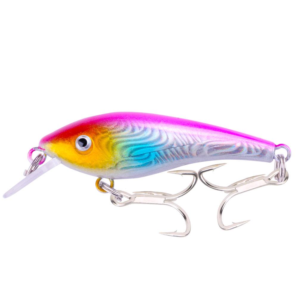 Swim Fish Fishing Lure 6.2cm 4.5g Artificial Hard Crank Bait Topwater Wobbler Japan Mini Fishing Crankbait Lure