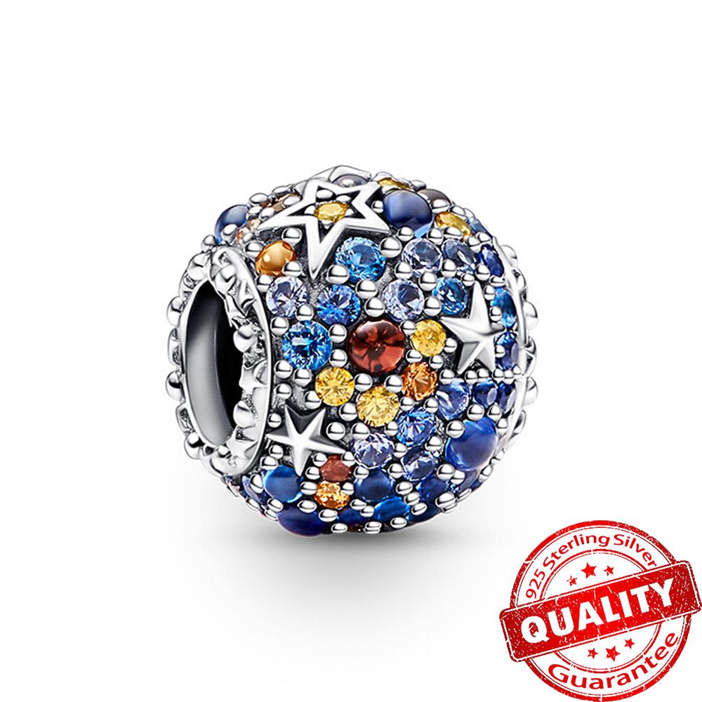 Copper Starfish Beads & Butterfly & Dragonfly Dangle Charm Fit Snake Bracelet Boutique Necklace Blue Pendant Gift