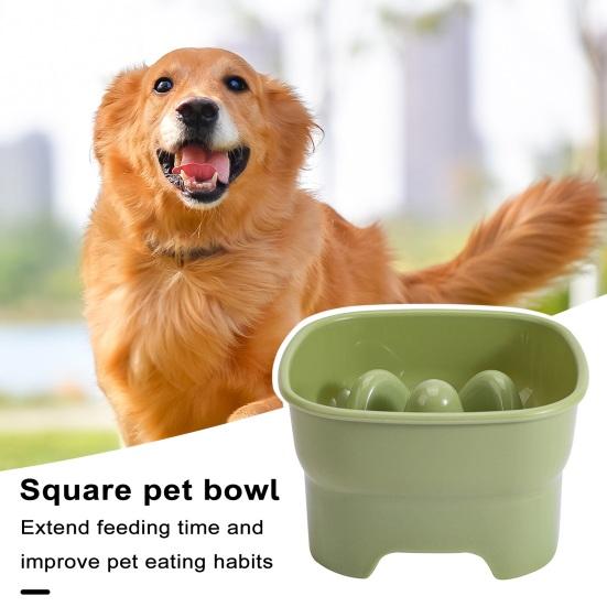 Haustier Schüssel Anti-Ersticken Katze Lebensmittel Schüssel Stabile Basis Große Kapazität Hund Langsam