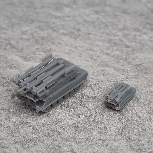 5PCS DIY Model SA-11 Beech Anti-Aircraft Missile Launcher 1/700 1/350 Truck Transport Erection Vehicle Military Model (1/700 (1.15cm))