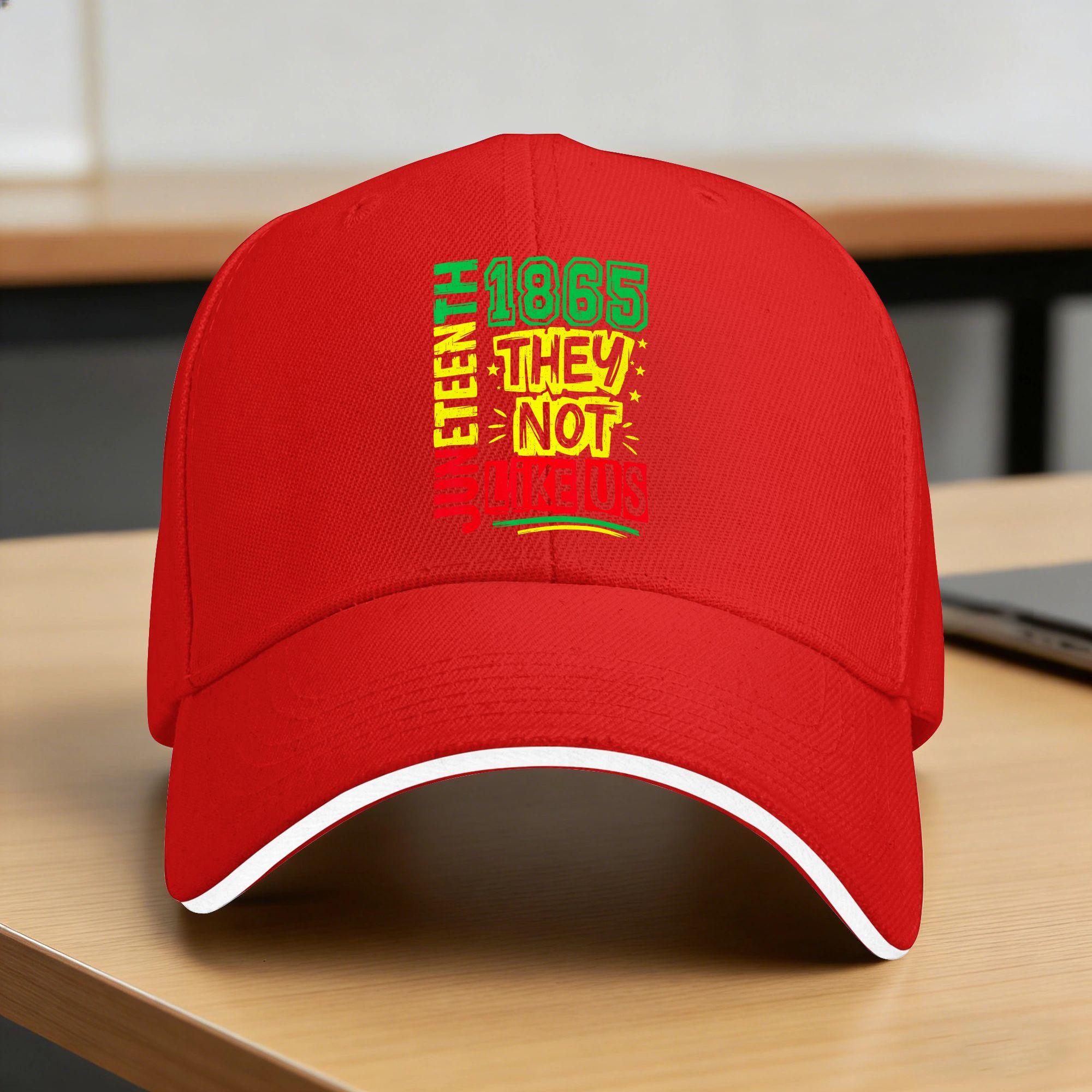They Dont Like Us Freedom Black History Juneteenth Casual Baseball Cap Tennis Skate Trucker Hat SunProof Baseball Caps One Size