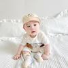 Super süßer Sommer-Jumpsuit für Neugeborene, Unisex, Kurzarm-Strampler, 0-1 Jahr alt