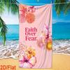 Gedecktes Rosa Muschel Korallen Muster Strandtuch Schnelltrocknendes Mikrofaserhandtuch Für Küstenstil Strand Pool Badezimmer