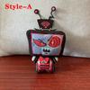13cm Personaggio Anime Animazione Hazbin Coppia 3V Vox e Valentino Peluche Giocattoli Zaino Hotel Borsa Ciondolo Scrivania Peluche Bambola Decorazione