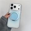 Minimalist Gradient Magnetic Bracket for Apple 17 Pro Max/15 Pro/16 Pro, Solid Color Korean Style Phone Accessory