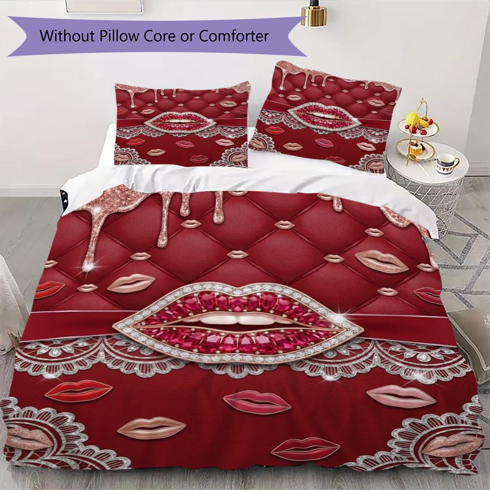 

Gorgeous Pattern Bedding uilt Set uilt Cover Pillowcase Home Decoration Birthday Gift (1 * duvet cover + 2 * pillowcase without core)37 135x200cm