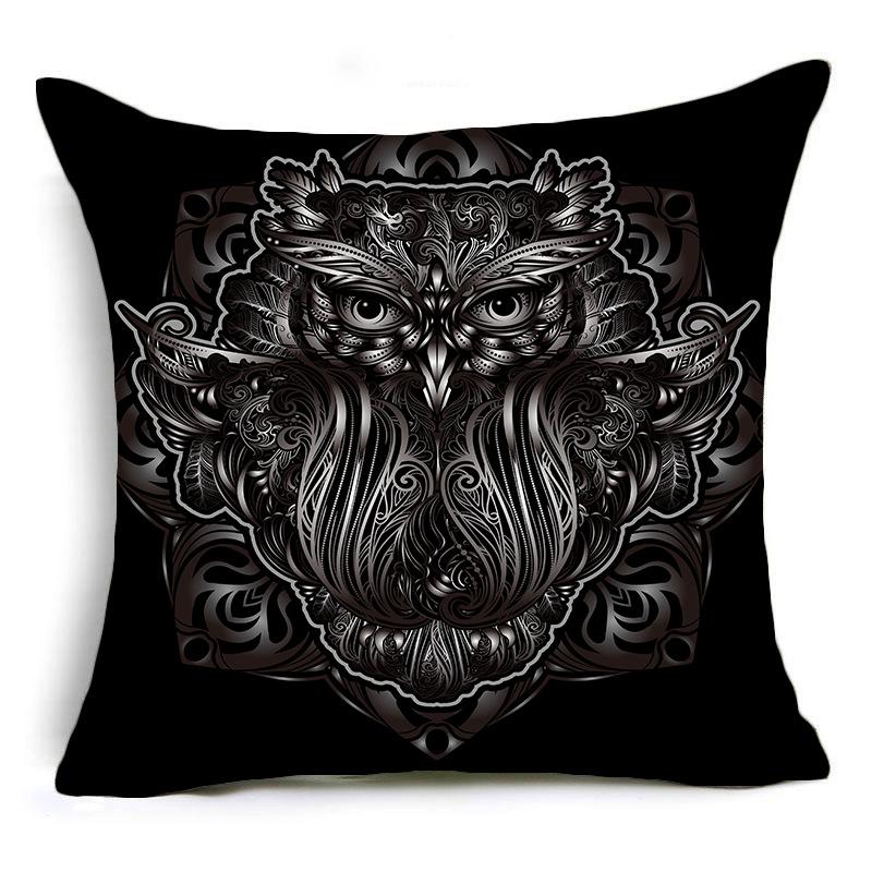 

New Owl Pillow Cover Home Sofa Pillow Cover 45*45cm