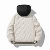 Plus Size European American Hooded Men's Ultrasonic Down Cotton Vest Jacket
