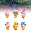 Adorable Disney Winnie The Pooh Strawberry Ice Cream Cosplay Doll Set 9.5cm Pvc