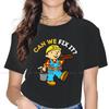 Maglietta da Ragazza Cartone Animato Bob Aggiustatutto Possiamo Ripararlo Top da Donna Grafica Kawaii T-shirt?Donna 5XL