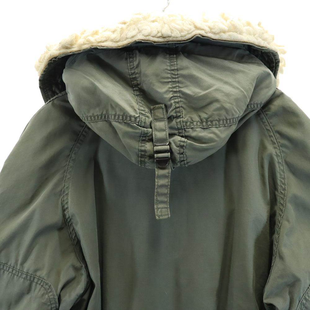 US AIR FORCE 80s DLA Vintage N-3B Flight jacket M Military Jacket Hood Men's Used