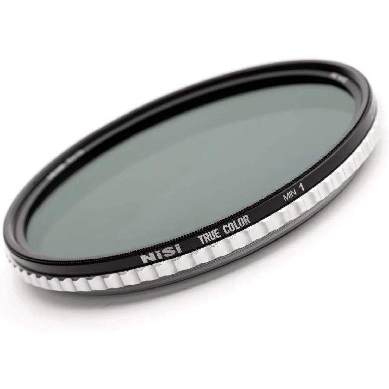 NiSi Swift True Color ND-Vario 67/72/77mm 1-5 Stops (ND2-ND32) Variable ND Filter Waterproof Nano Coating Optical Glass W Case