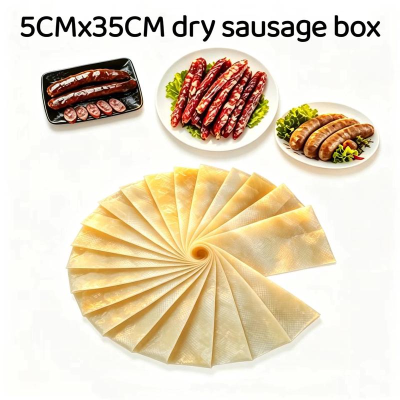 5CMx35CM dry sausage box, casing sleeve, making hot dog ham sausage salami sausage casing, kitchen tools