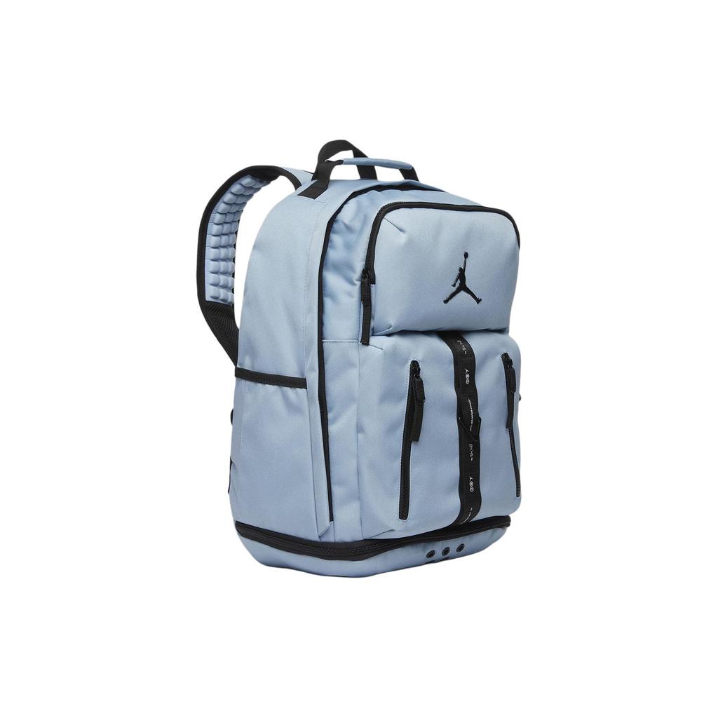 Jordan Sport Klassischer Stil Design Große Kapazität Polyester Rucksack Unisex Rucksack Blau Grau FJ6807-436