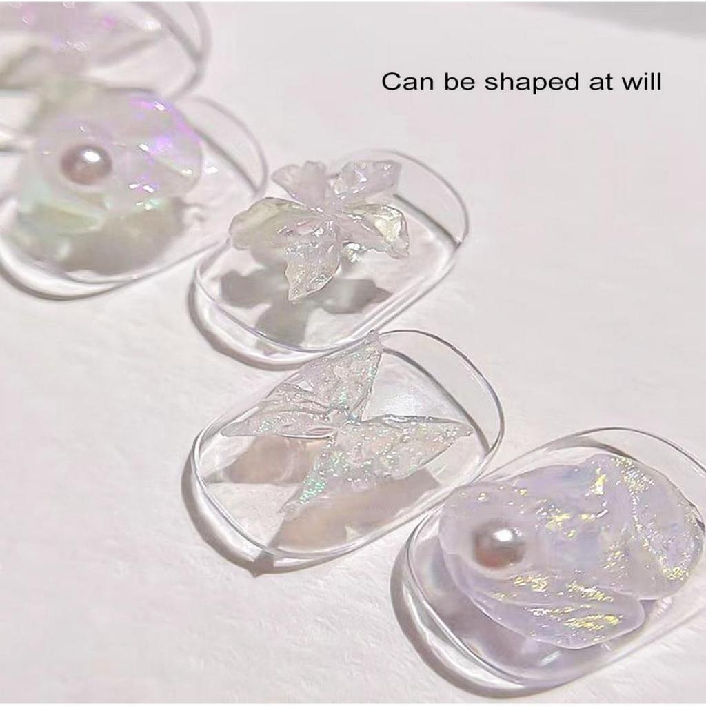 Solid Nail Gel Kit - Non Sticky Hard Gel Builder for Extensions