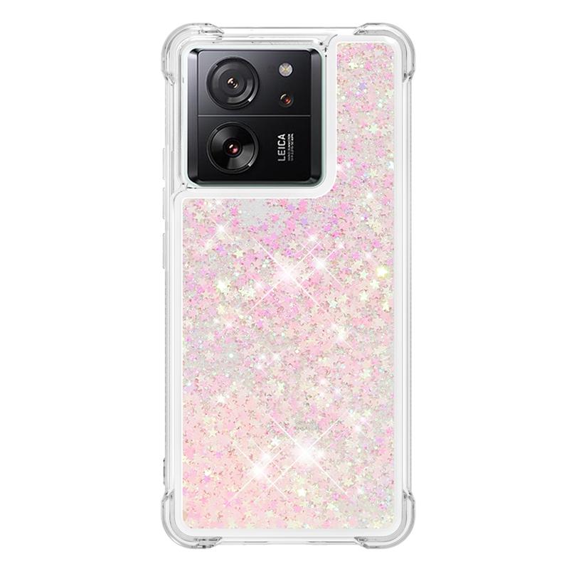 13T Pro Hülle auf Für Funda Xiaomi 13T Pro Hülle Glitzer Treibsand Dynamische Flüssigkeitshülle Für Xiomi 13T Xiaomi13T Pro Handyhülle Etui