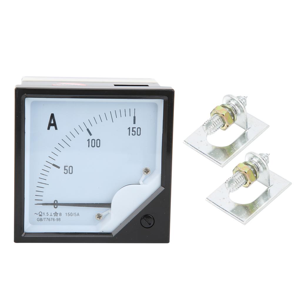 6L2 150A5A AC Pointer Ammeter Analog Panel Current Meter Needle Panel Ampere Meter