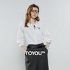 Women's Floral Embroidered Pure Cotton Polo Shirt