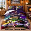 Among Us Custom Name 3Pcs Bedding Set 1 Bed Sheet 2 Pillowcases Bedroom Home Decor