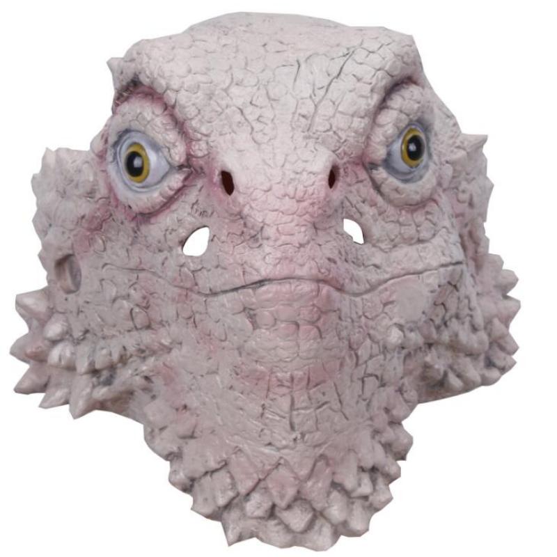 Desert Spiny Lizard Mask Animal Head Mask Halloween Costume Pretend for Adults