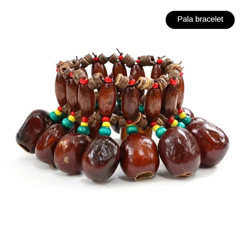 Fruit Shell Hand Bells Natural Plant String Bells Accompaniment Meditation Features Beam Bell Musical Percussion Instruments