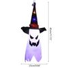 Halloween Decoration Flashing Light LED Skull Festival Dress Up Glowing Wizard Hat Lamps Hanging Decoration Kid Gift