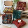 Dikte Katoen Linnen Kussen Boheems Etnische Stijl Warm Kussen Tatami Erker met Luie Kussenstoel Fengpu Huis Universele Rugleuning Stoelmat