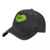 Brat Heart Charli Xcx Pop Music Baseball Caps Vintage Distressed Denim Snapback Cap for Men Women Outdoor Running Golf Caps Hat